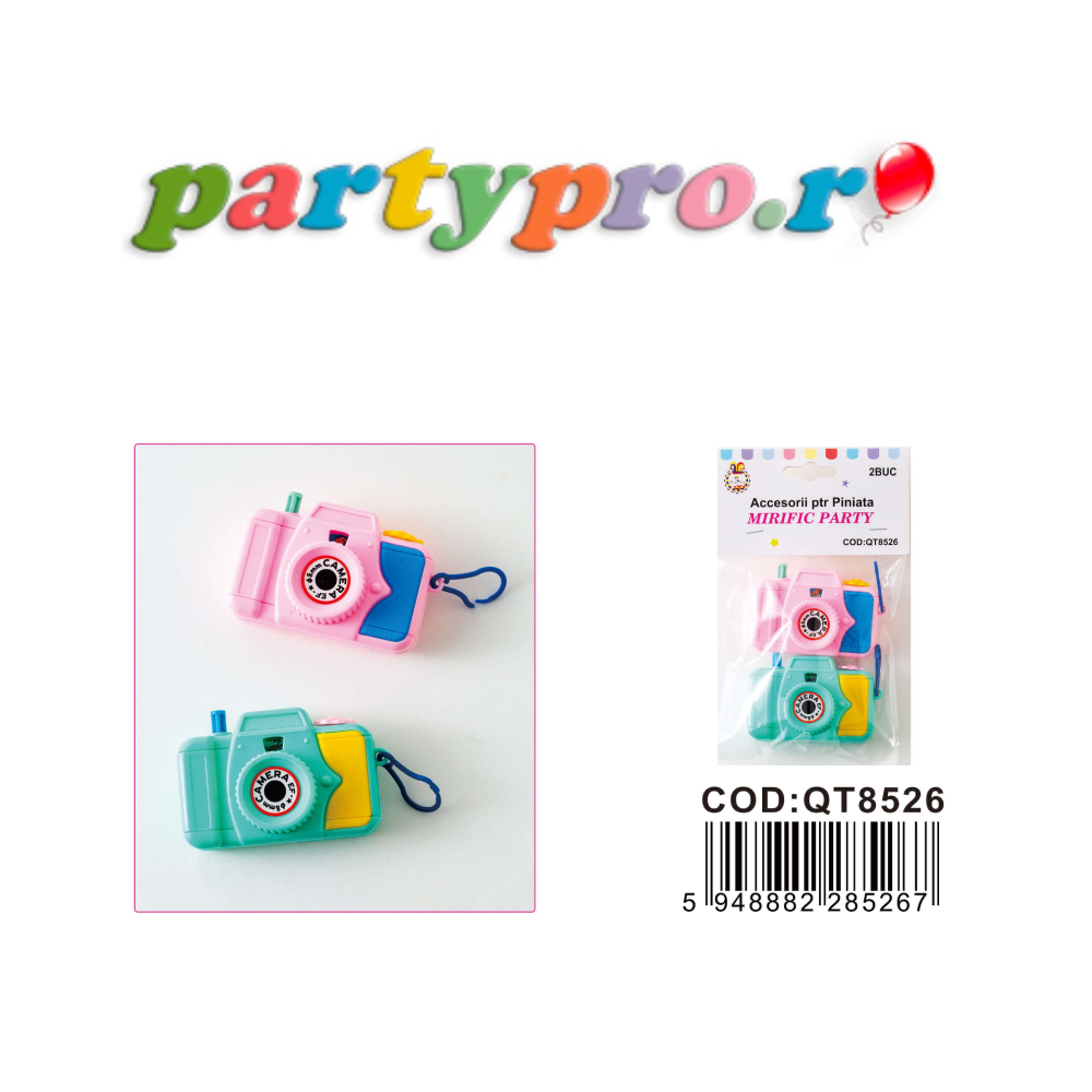 24 jucarii pentru piniata, aparat foto, PPQT8526 - imagine 3