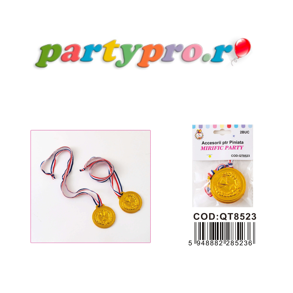 24 jucarii pentru piniata, medalie, PPQT8523 - imagine 3