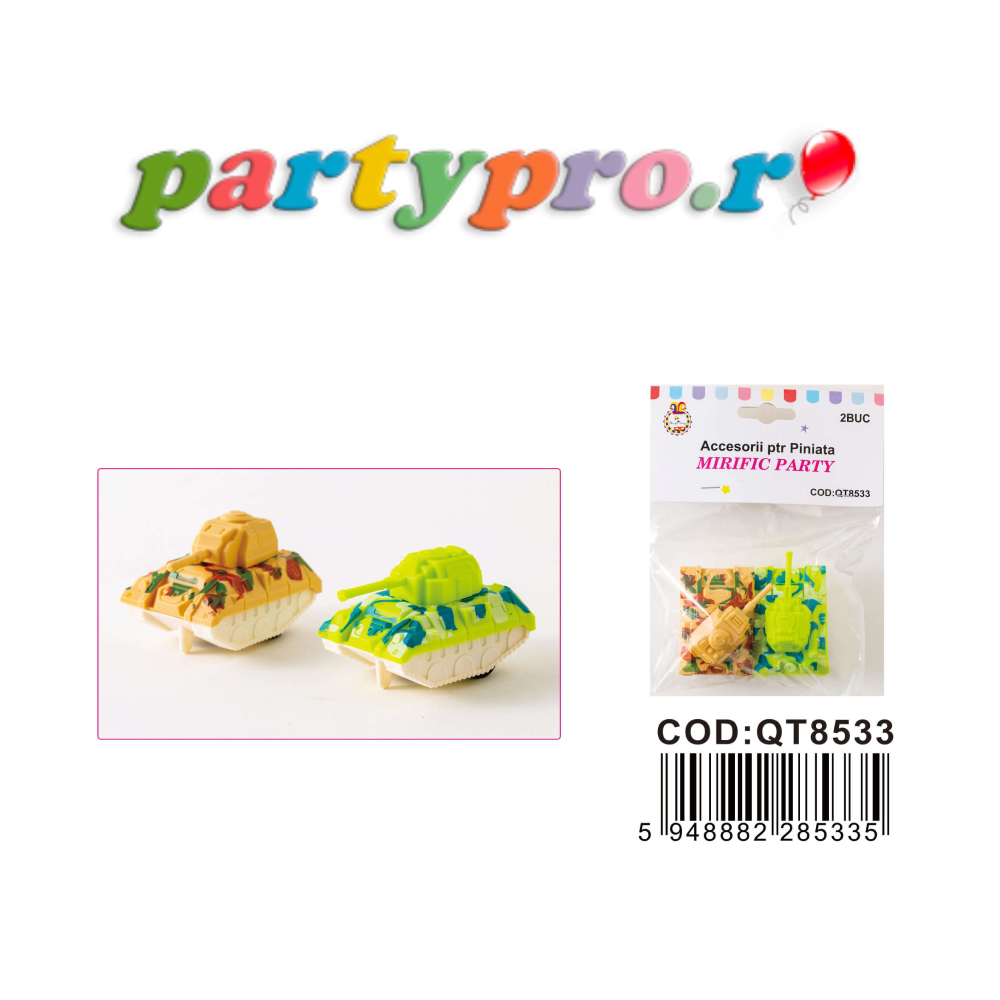 24 jucarii pentru piniata, tanc, PPQT8533 - imagine 3