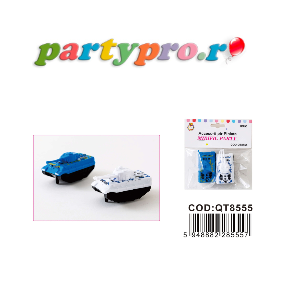 24 jucarii pentru piniata, tanc, PPQT8555 - imagine 3