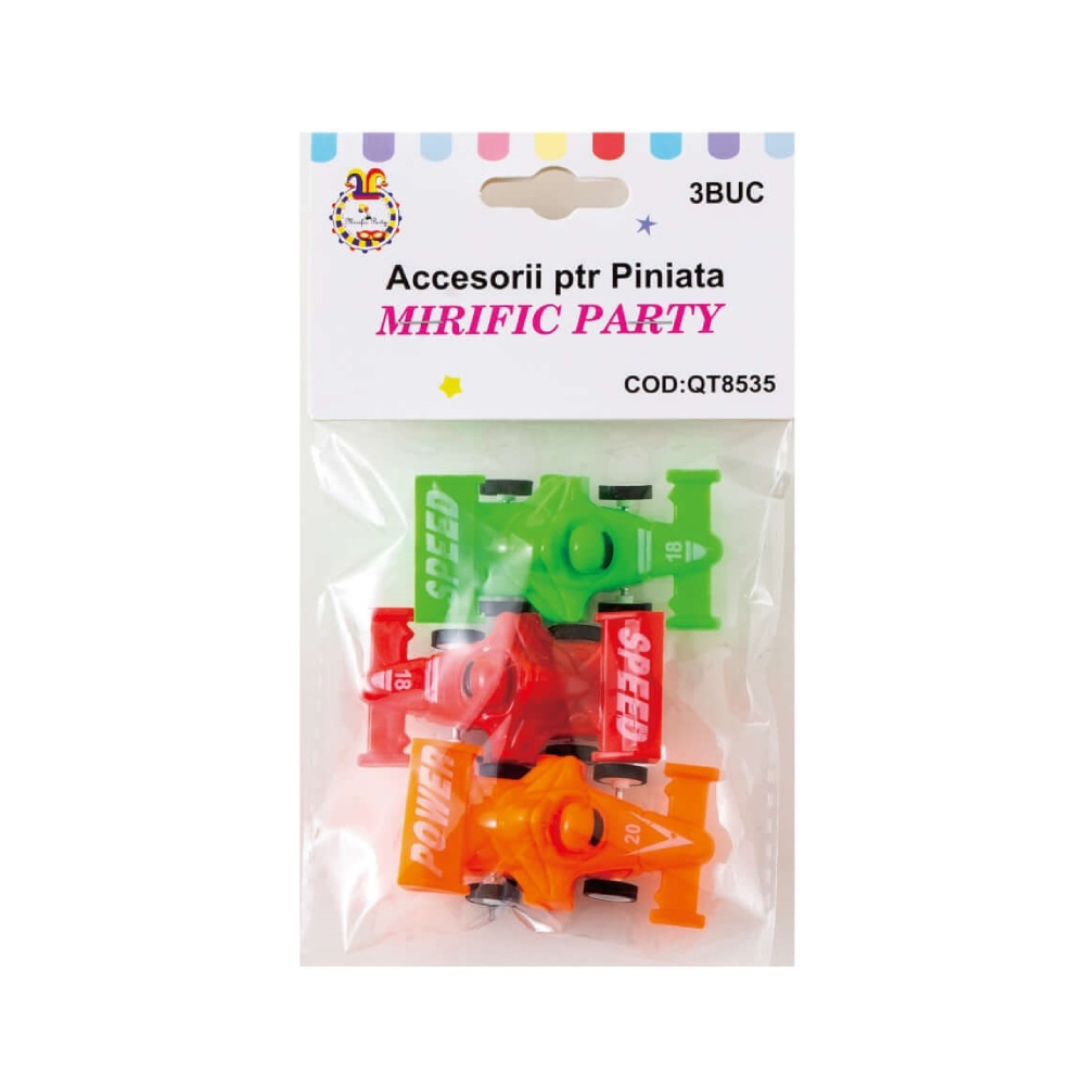 36 jucarii pentru piniata, masina curse, PPQT8535 - imagine 2