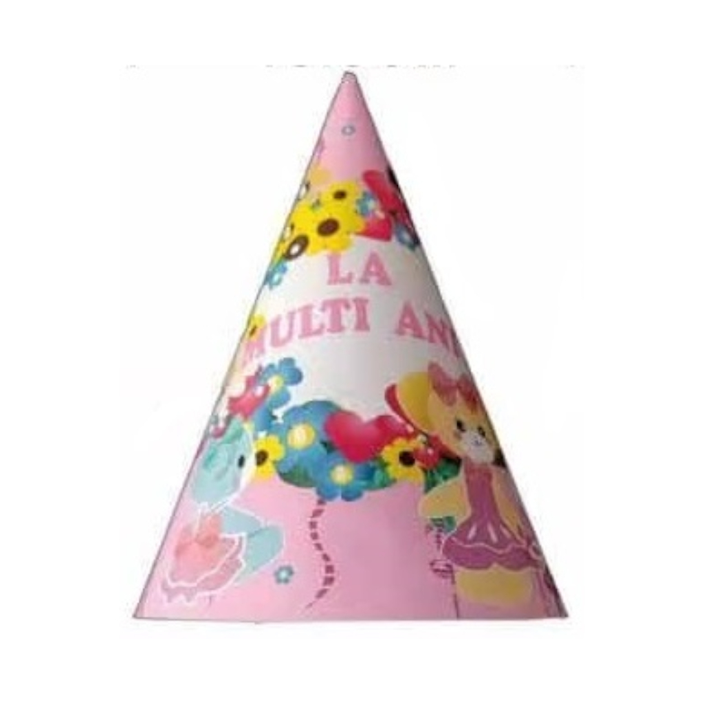 Set 8 coifuri multicolor, 21x13.5 cm, ursulet