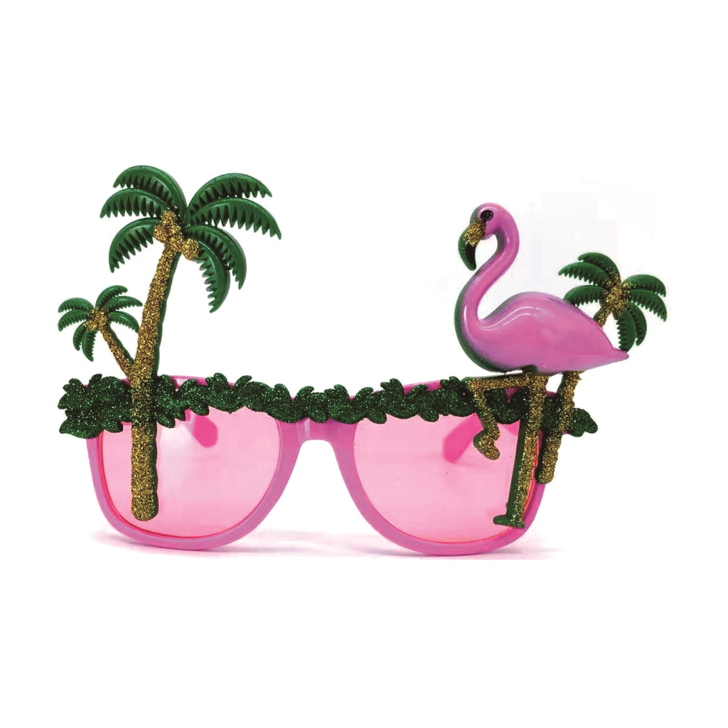Ochelari multicolor, tropical, flamingo