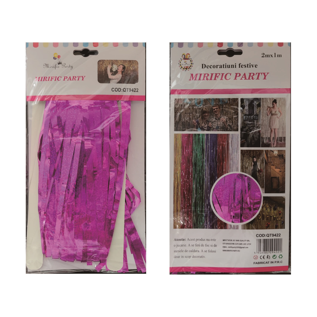 Cortina violet, 2 m x 1 m