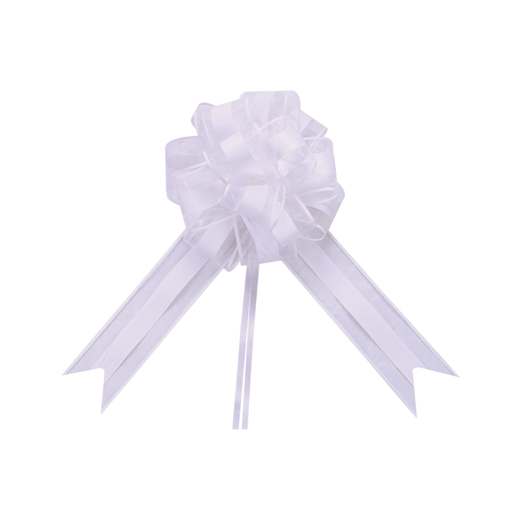 Funda cadou alb, 180x6.4 cm, 1 buc