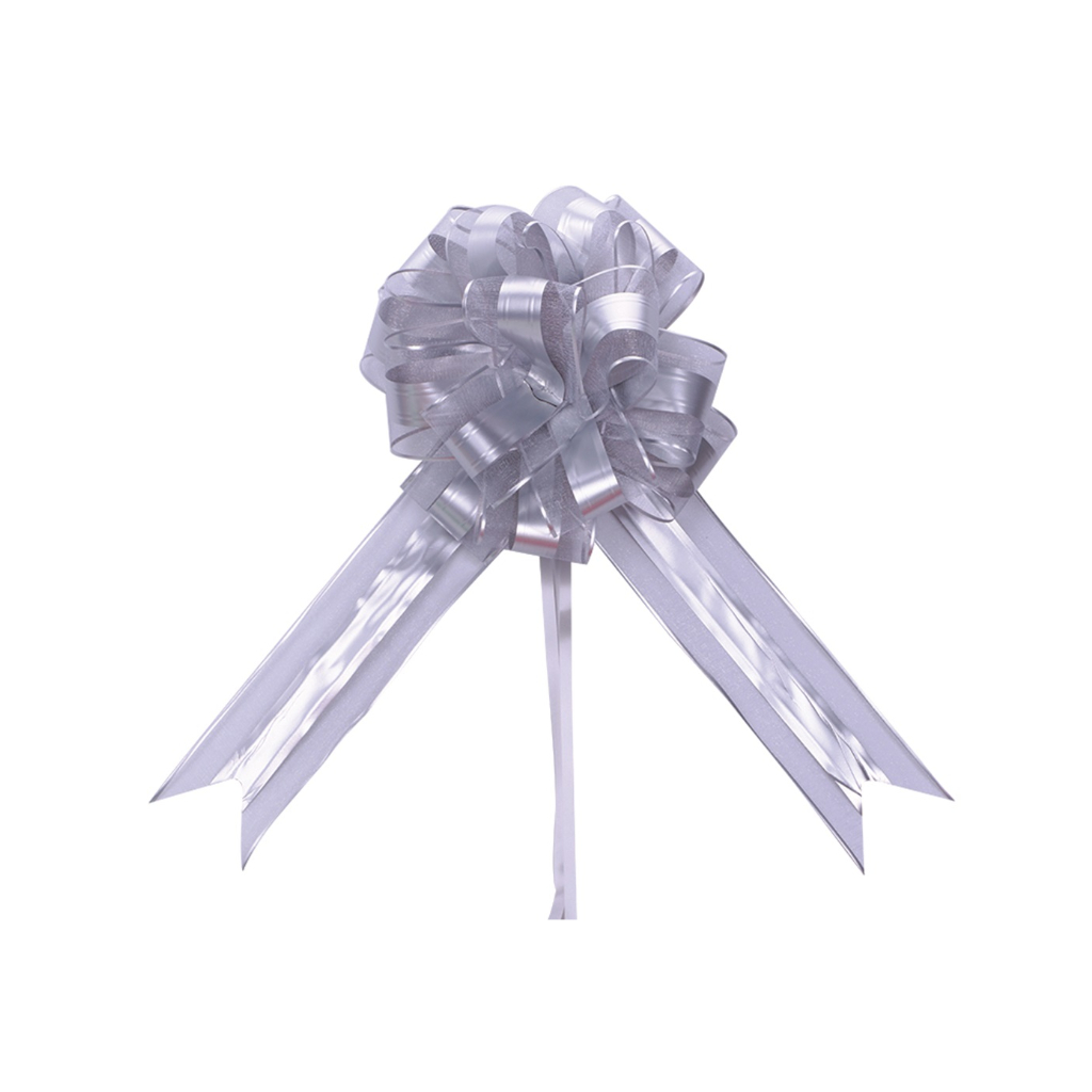 Funda cadou argintiu, 180x6.4 cm, 1 buc