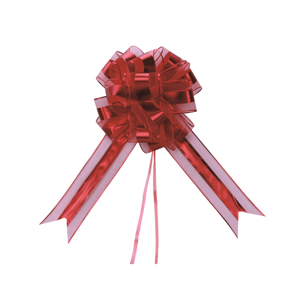 Funda cadou rosu, 180x6.4 cm, 1 buc