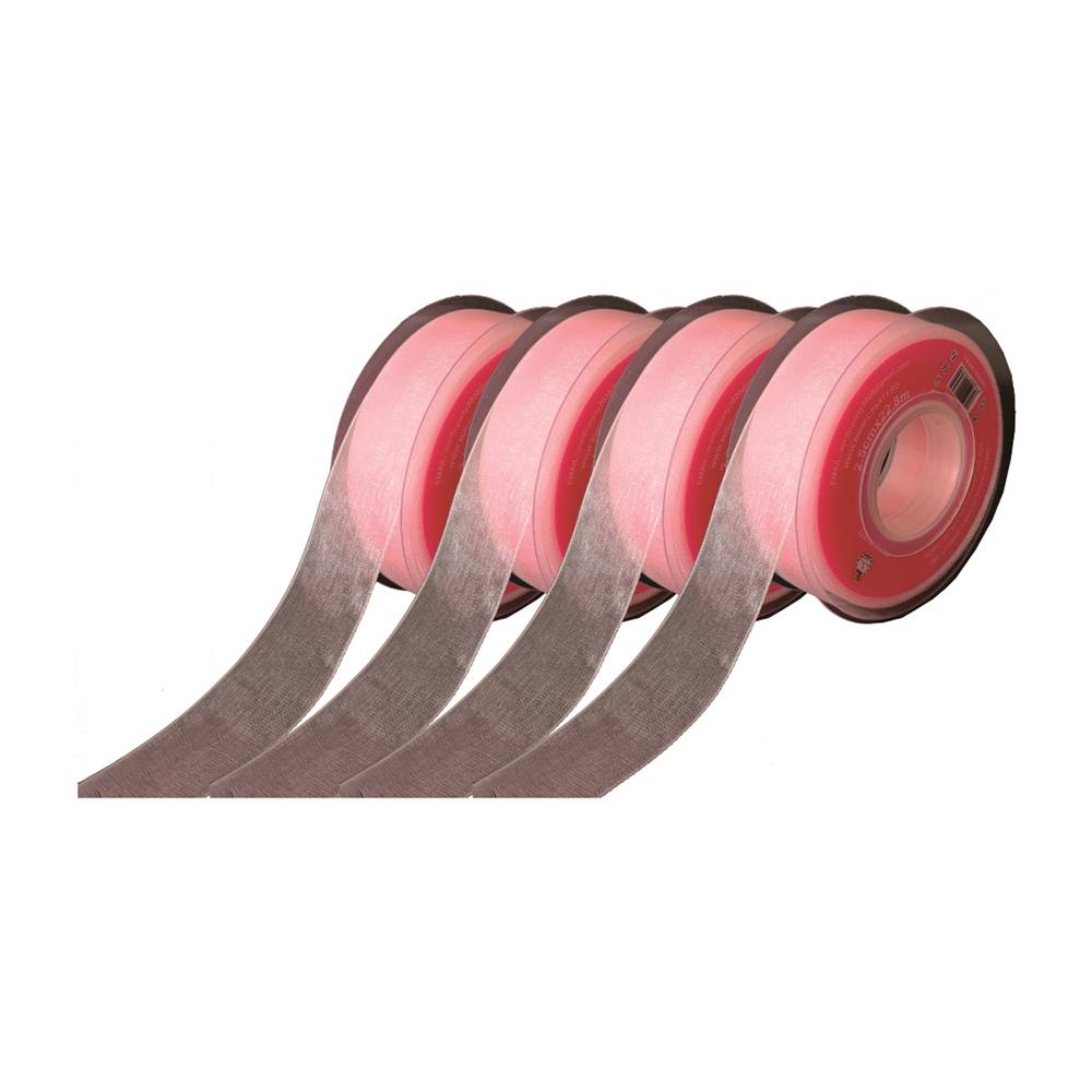 Panglica Organza roz, 23 m x 2.5 cm, QT9653
