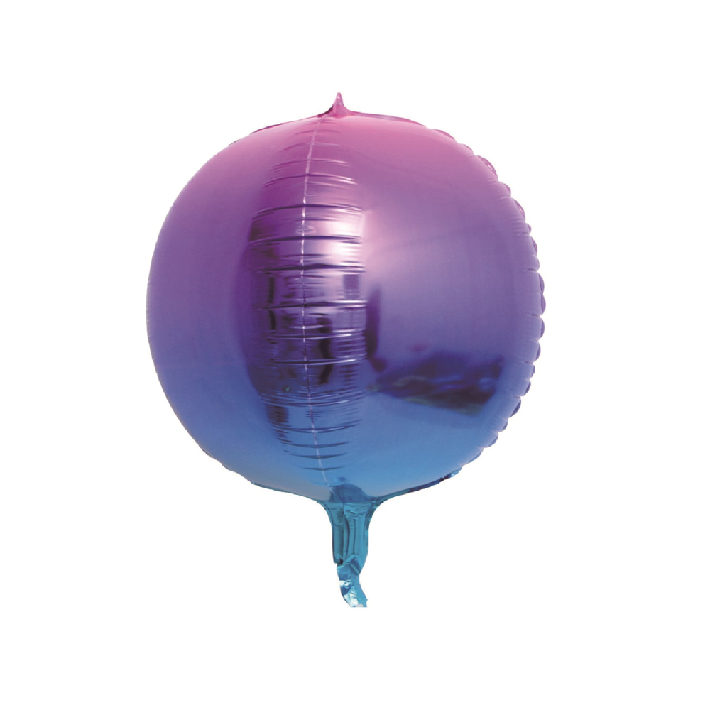 Balon party folie metalizata, multicolor, 55 cm, PPLM0882