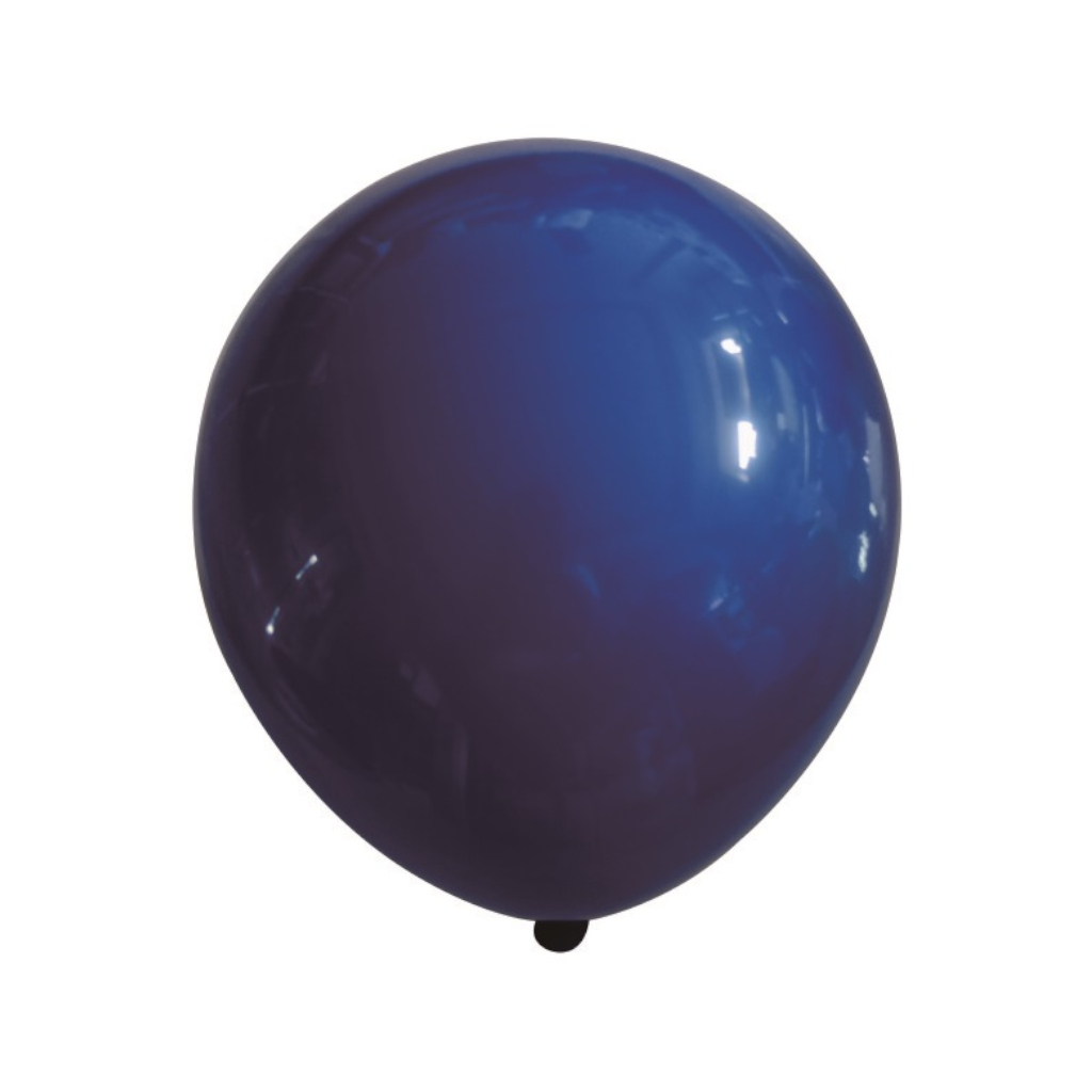 Balon party latex, albastru, 25 cm, 100 buc