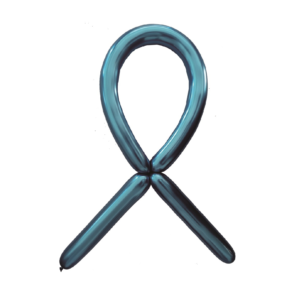 Balon party latex albastru, RJ1554, 125x4.5 cm, 100 buc
