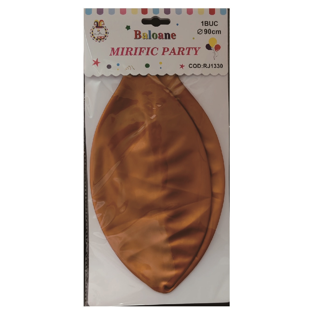 Balon party latex, auriu, 90 cm