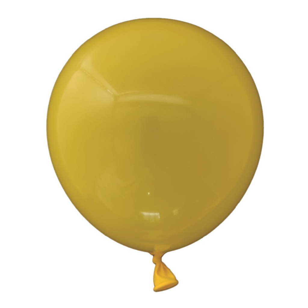 Balon party latex, galben, 12.5 cm, 25 buc