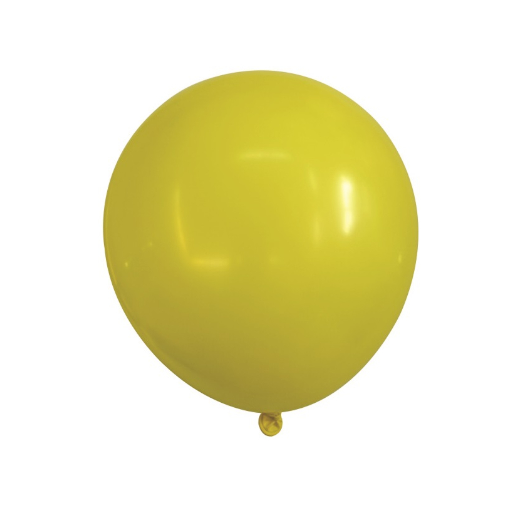 Balon party latex, galben, 25 cm, 100 buc