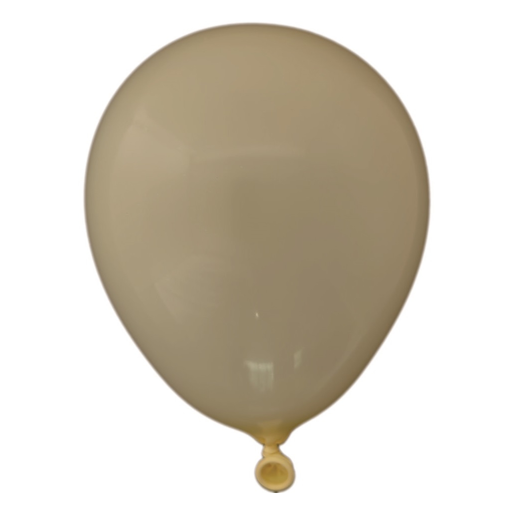 Balon party latex, galben palid, 12.5 cm, 25 buc