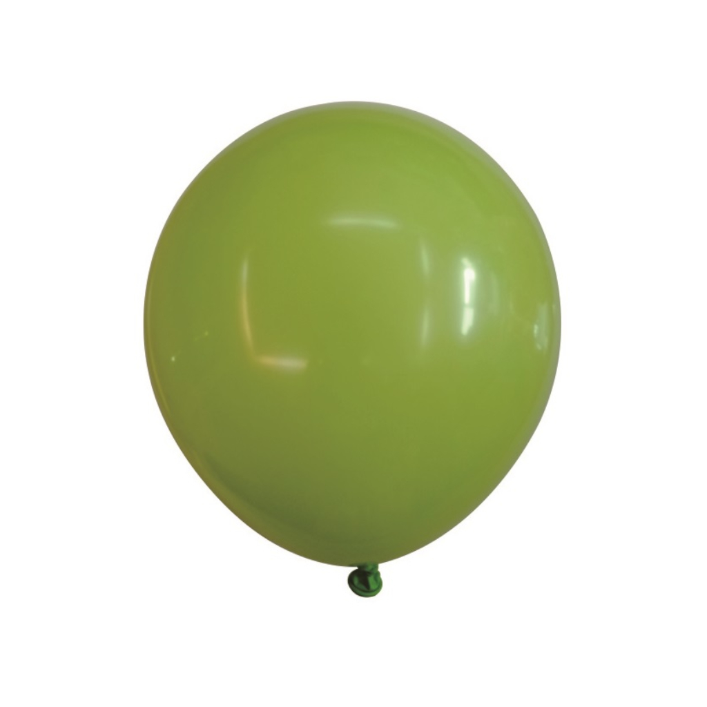 Balon party latex, verde, 25 cm, 100 buc