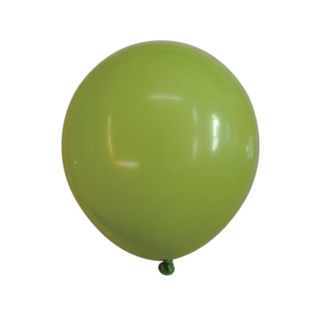 Balon party latex, verde, 25 cm, 25 buc