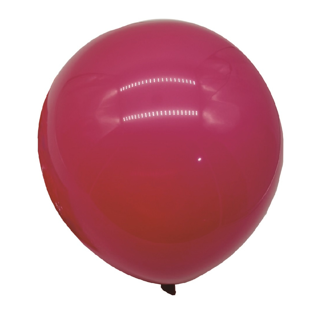 Balon party latex, magenta, 25 cm, 20 buc