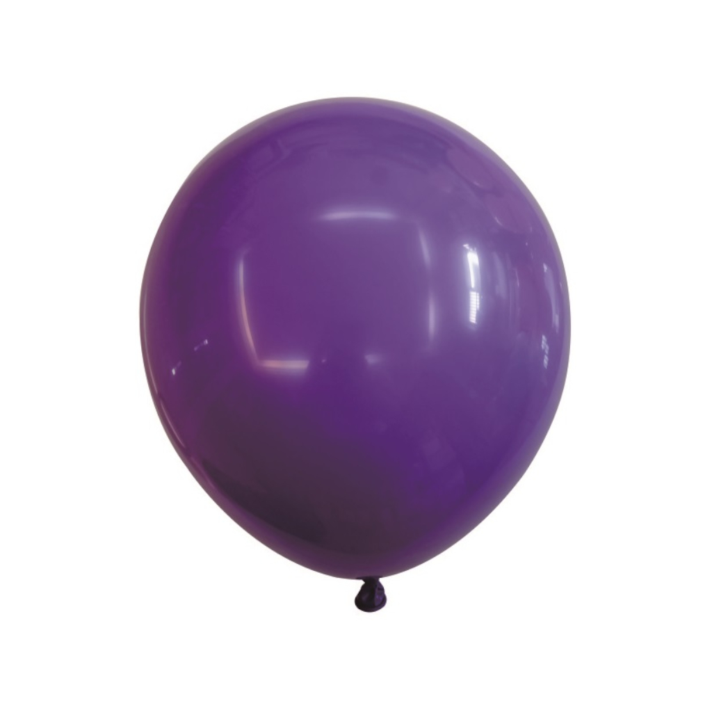 Balon party latex violet, 25 cm, 50 buc