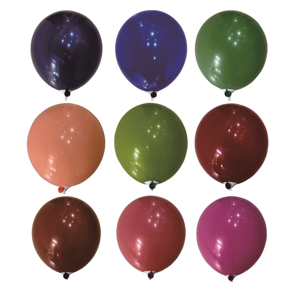 Balon party latex, multicolor, RJ1490, 12.5 cm, 100 buc