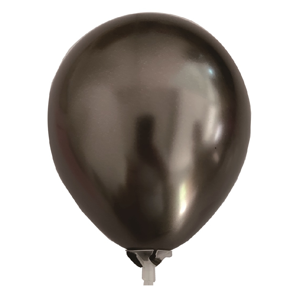 Balon party latex, negru, 12.5 cm, 100 buc