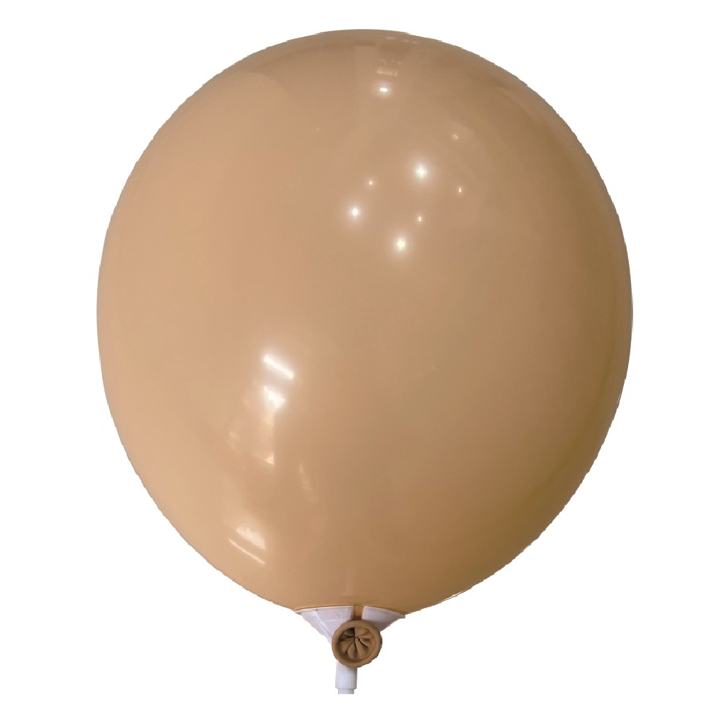 Balon party latex, portocaliu deschis, RJ1491, 25 cm, 100 buc