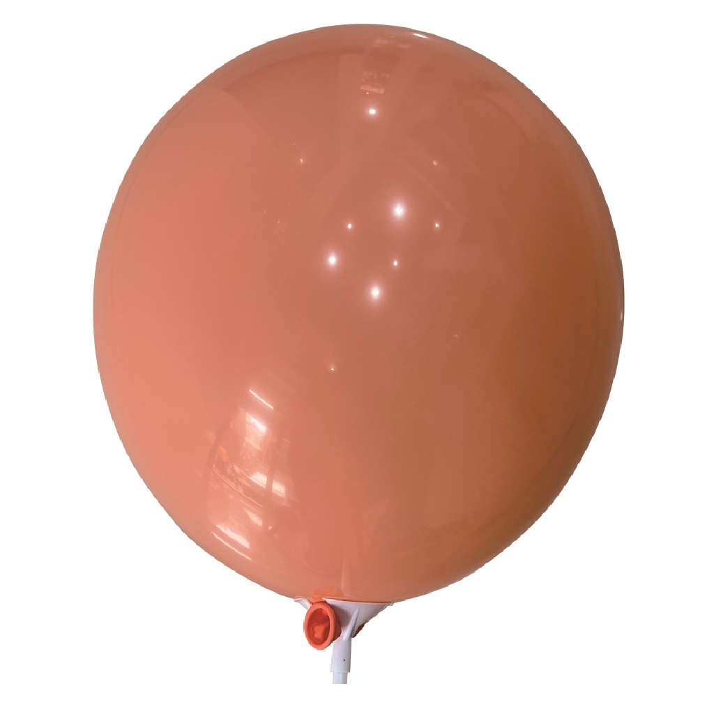 Balon party latex, portocaliu deschis, RJ1496, 25 cm, 100 buc