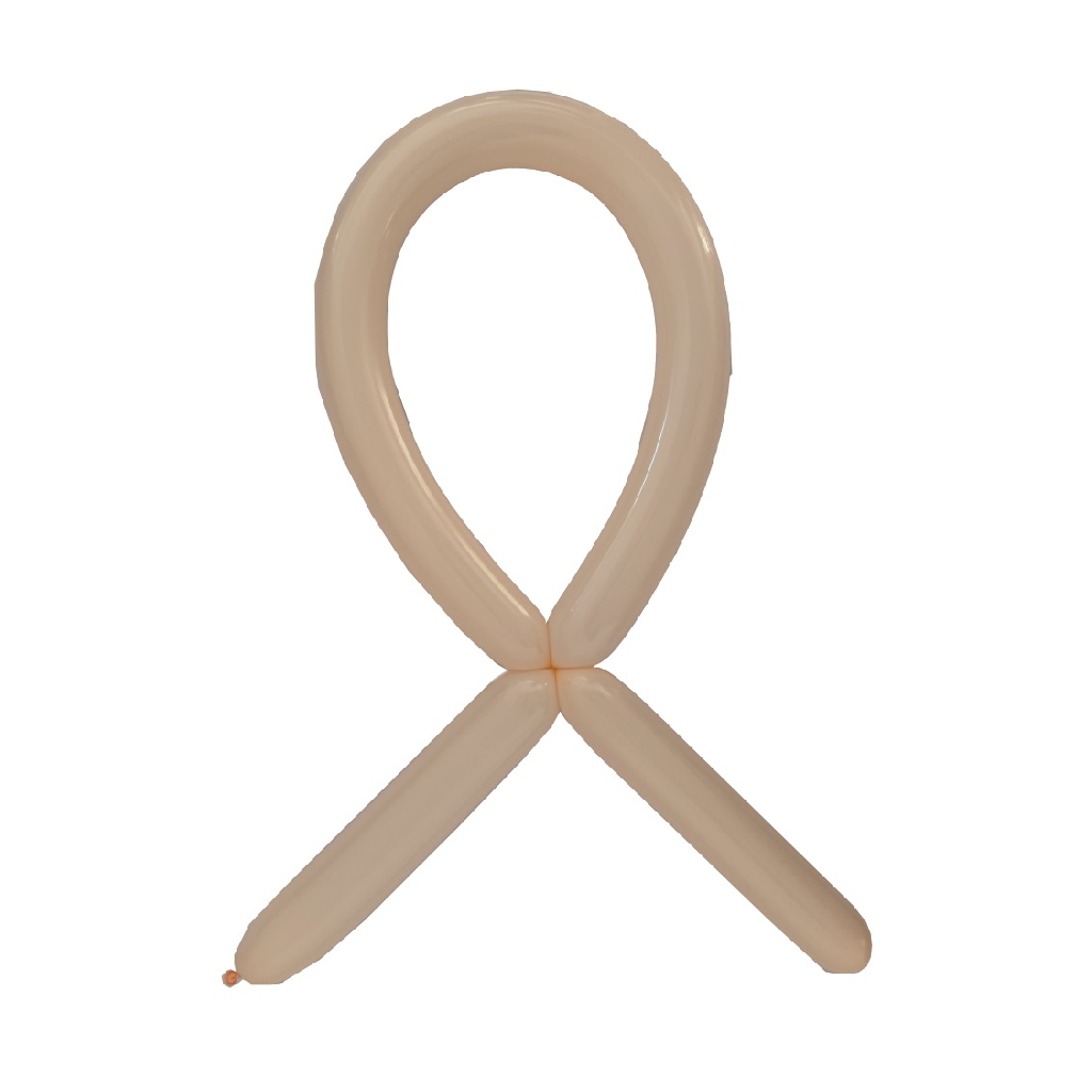 Balon party latex portocaliu deschis, RJ1546, 125x4.5 cm, 100 buc