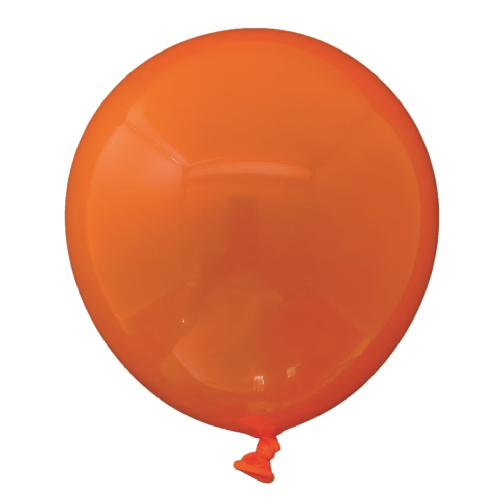 Balon party latex, portocaliu, 12.5 cm, 25 buc