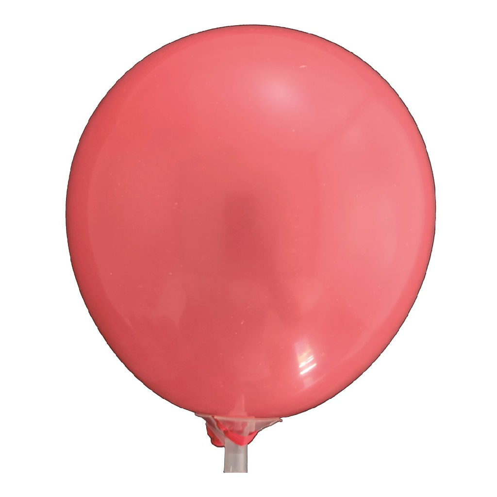 Balon party latex, rosu deschis, 12.5 cm, 100 buc