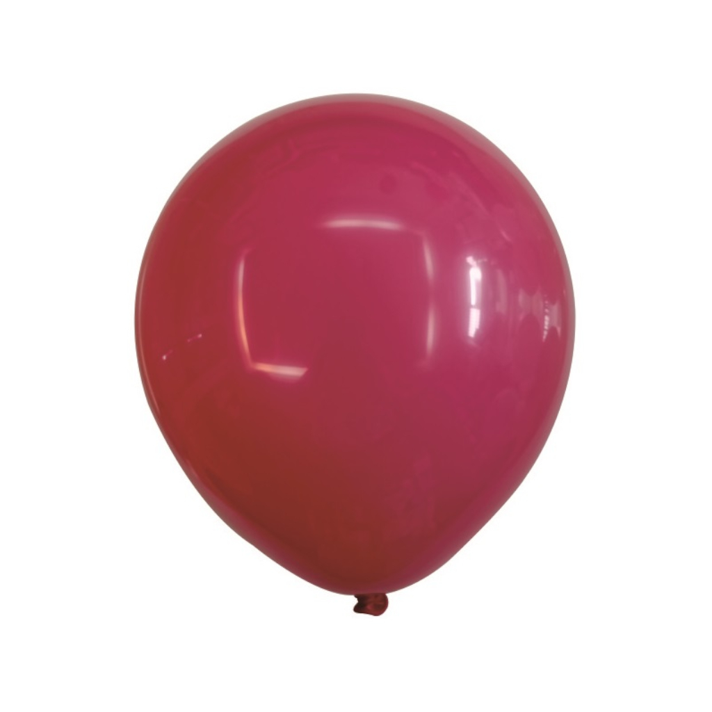 Balon party latex, rosu deschis, 25 cm, 100 buc