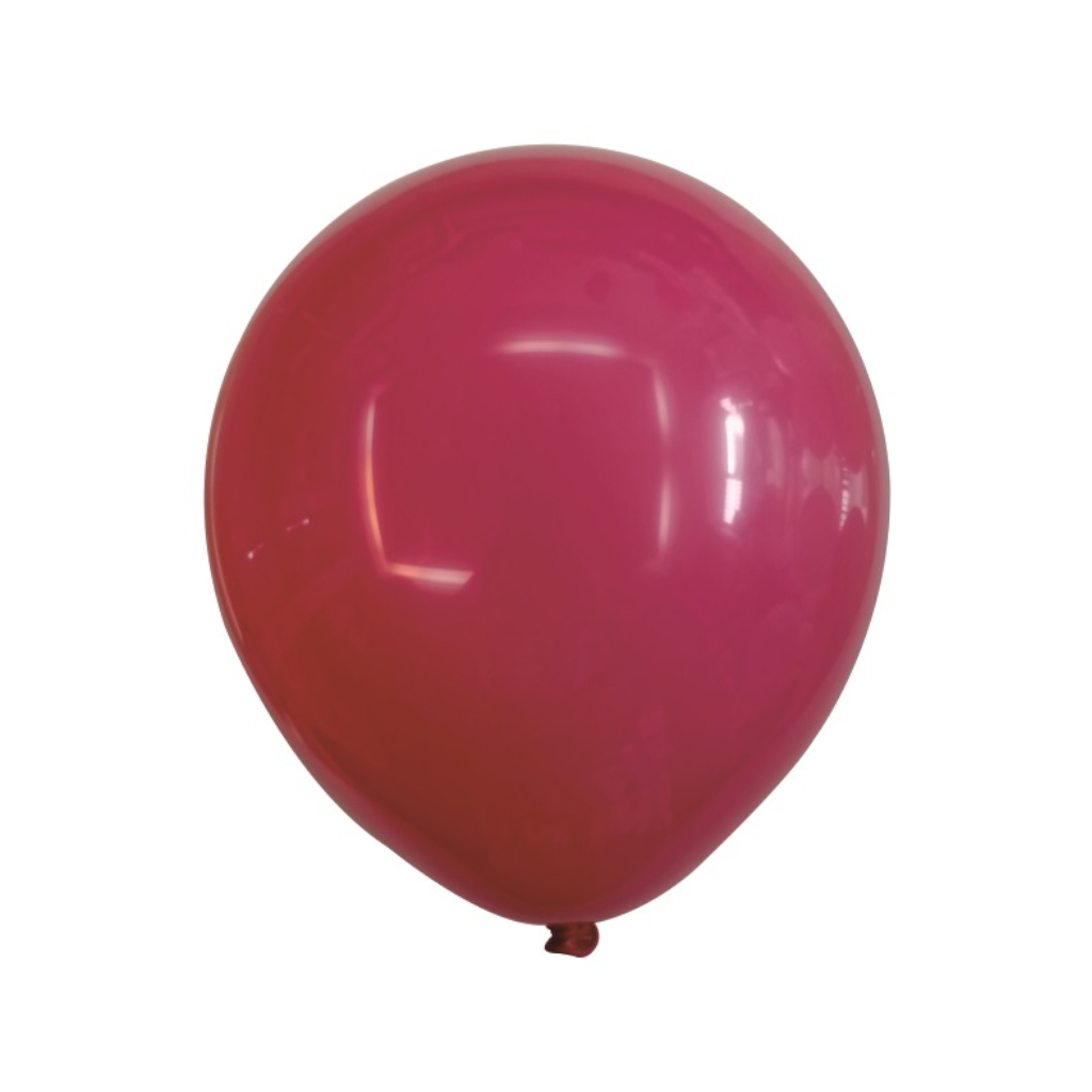 Balon party latex, rosu deschis, 25 cm, 25 buc