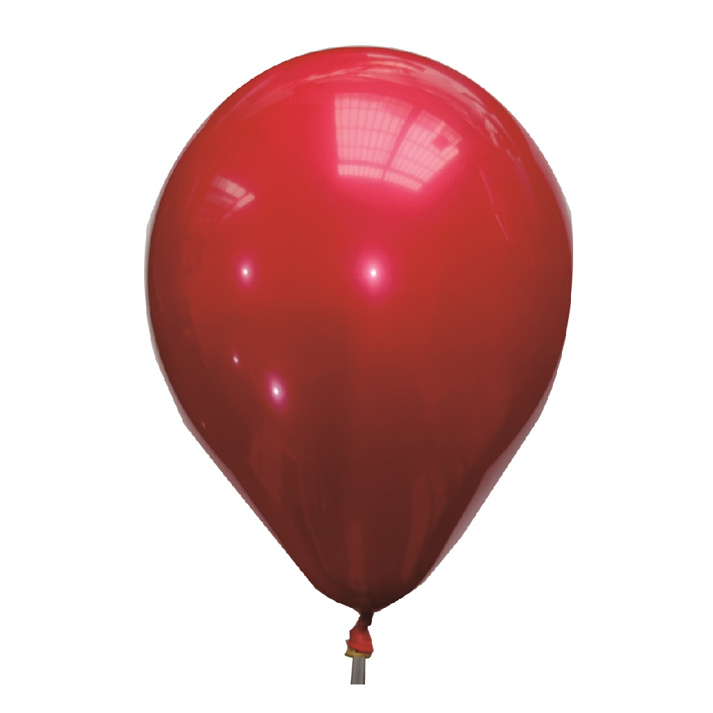 Balon party latex, rosu deschis, 25 cm, 20+20 buc