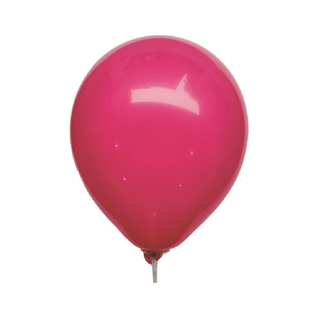 Balon party latex, rosu deschis, 25 cm, 8 buc