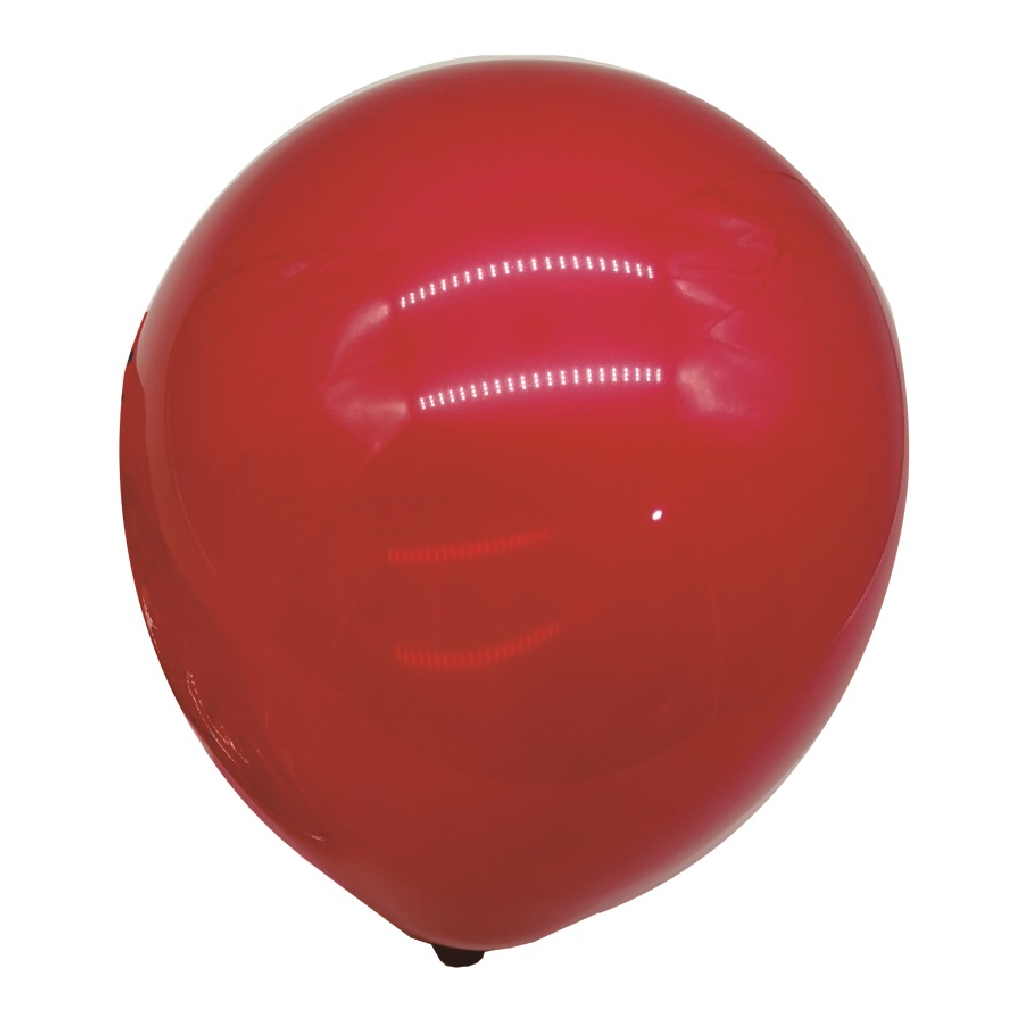 Balon party latex, rosu deschis, 30 cm, 100 buc