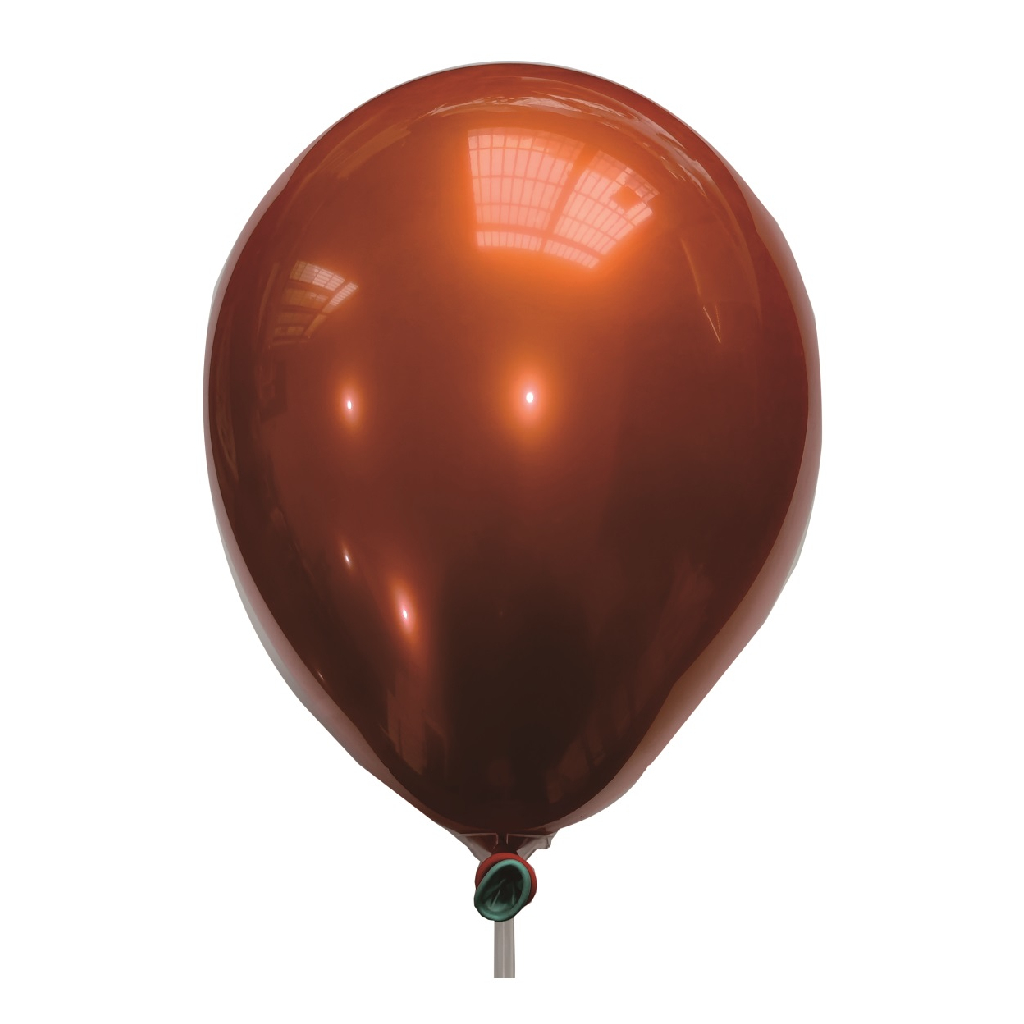 Balon party latex, rosu deschis, turcoaz, 25 cm, 20+20 buc