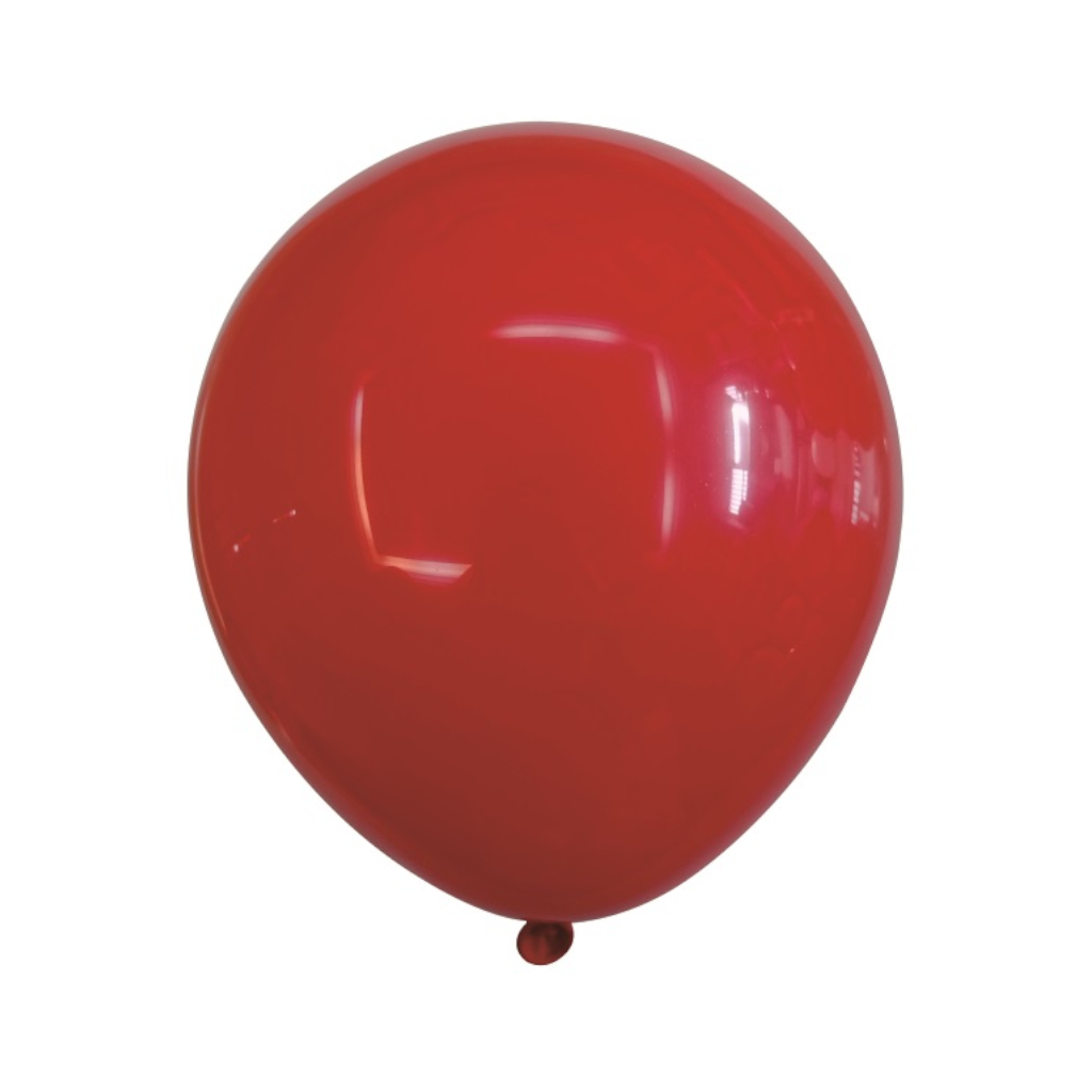 Balon party latex, rosu, 25 cm, 25 buc