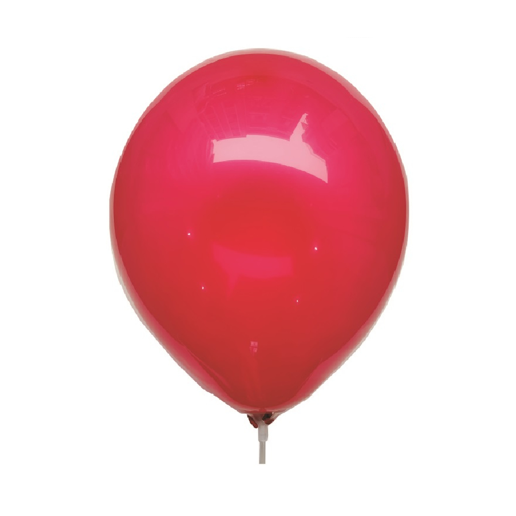 Balon party latex, rosu, 25 cm, 8 buc