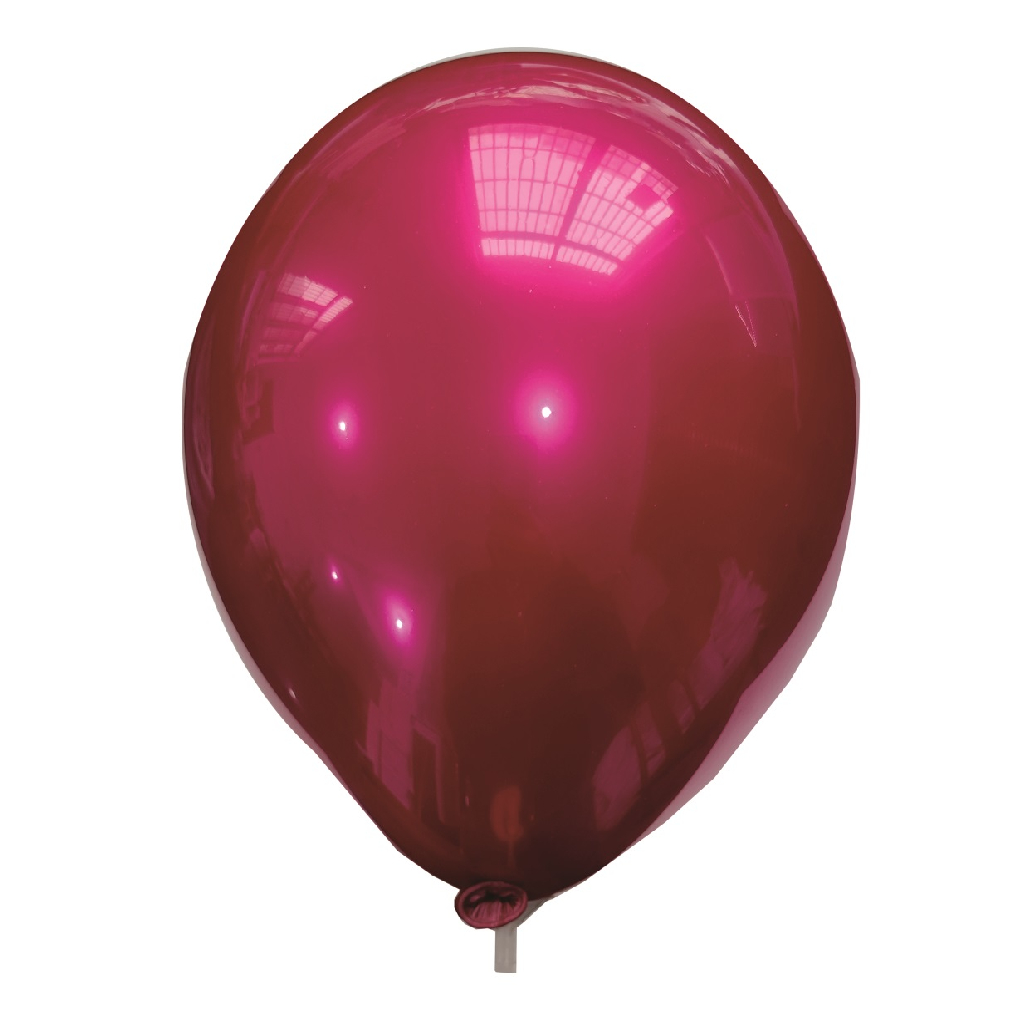 Balon party latex, rosu, 25 cm, 20+20 buc