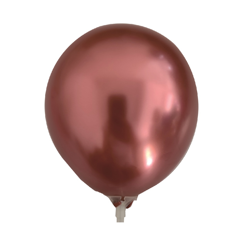 Balon party latex roz gold, RJ1525, 30 cm, 50 buc