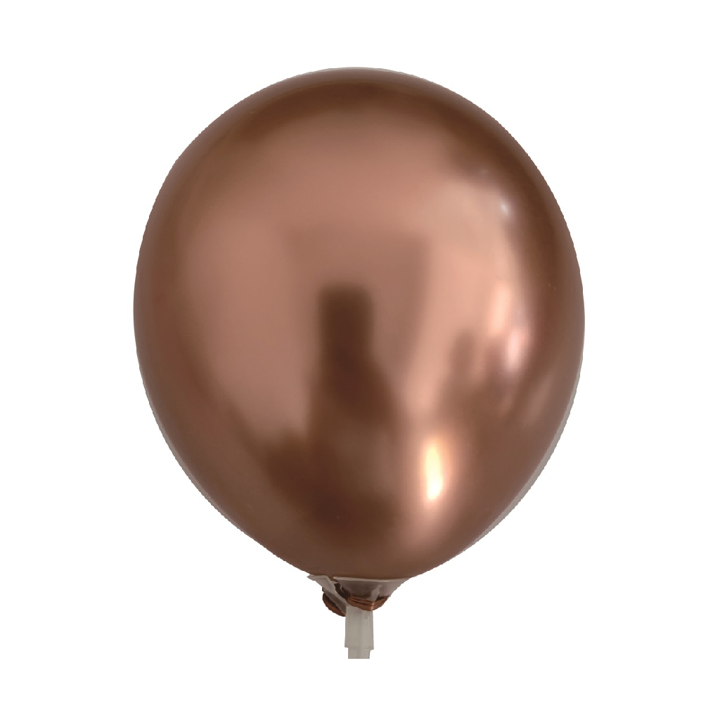 Balon party latex roz gold, RJ1527, 30 cm, 50 buc
