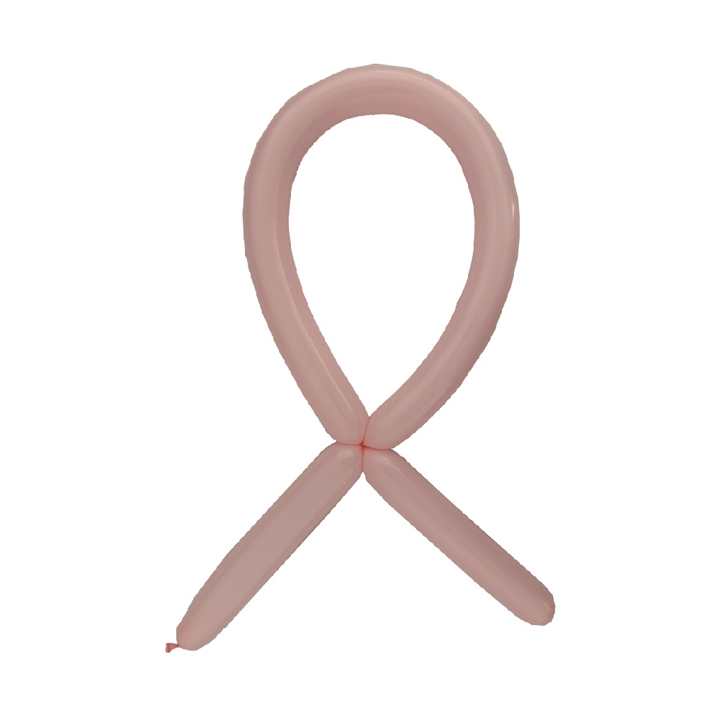 Balon party latex roz deschis, RJ1543, 125x4.5 cm, 100 buc