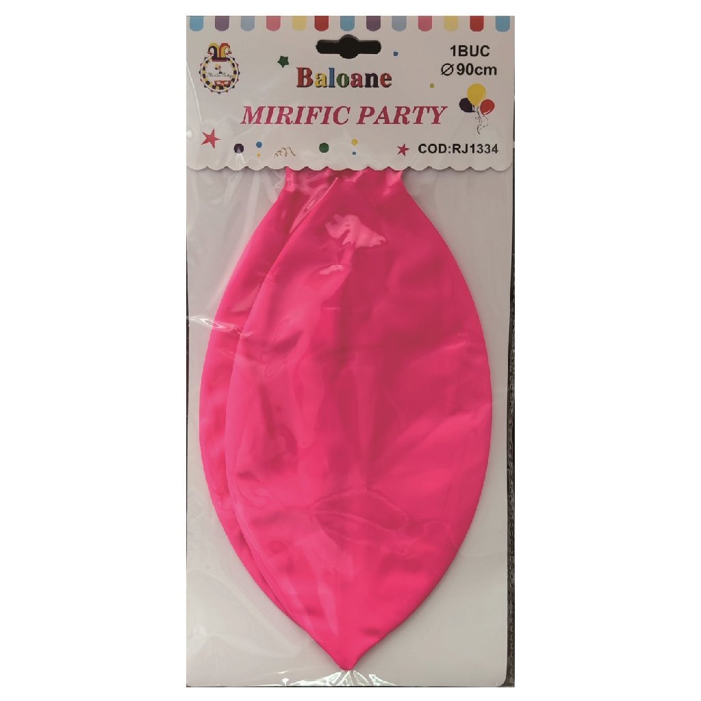 Balon party latex, roz, 90 cm