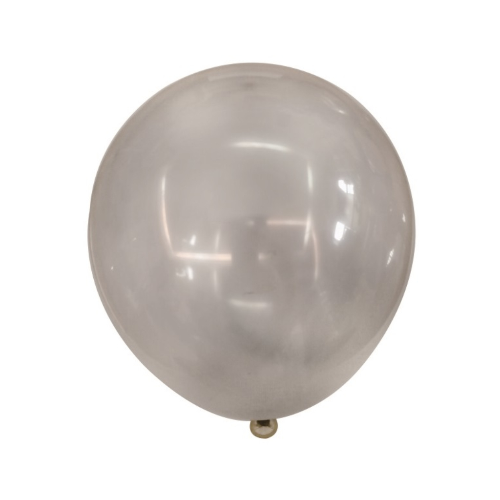Balon party latex, transparent, 30 cm, 100 buc