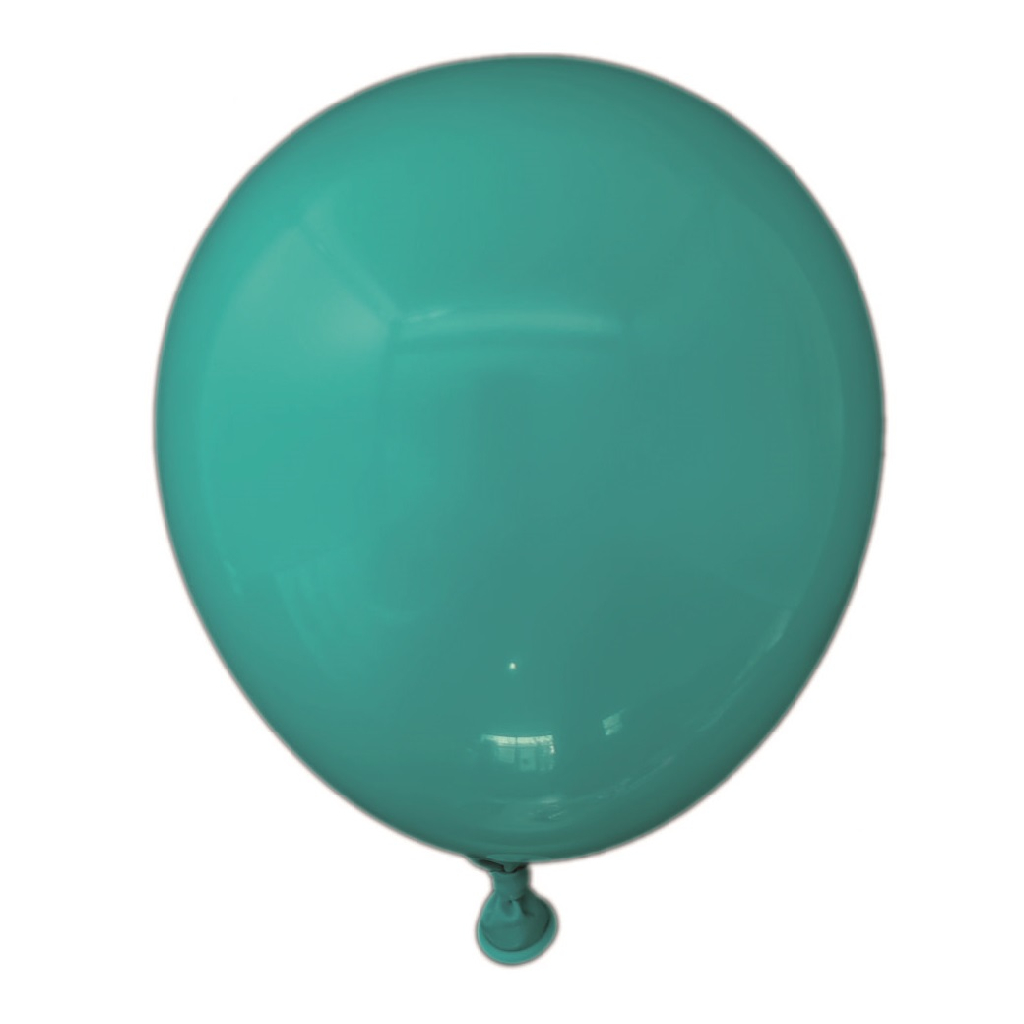 Balon party latex, turcoaz, 12.5 cm, 25 buc