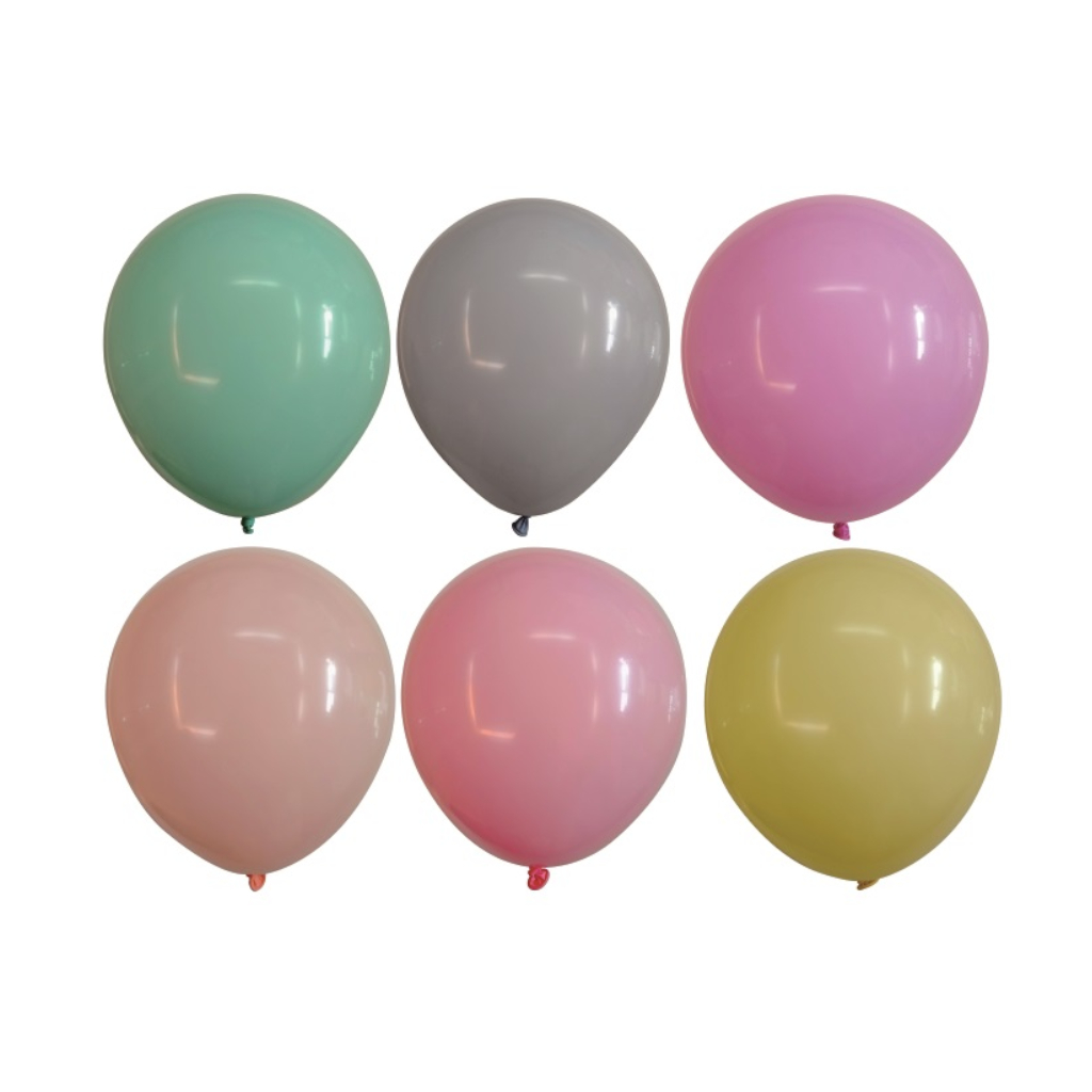 Balon party latex, multicolor, 25 cm, 50 buc