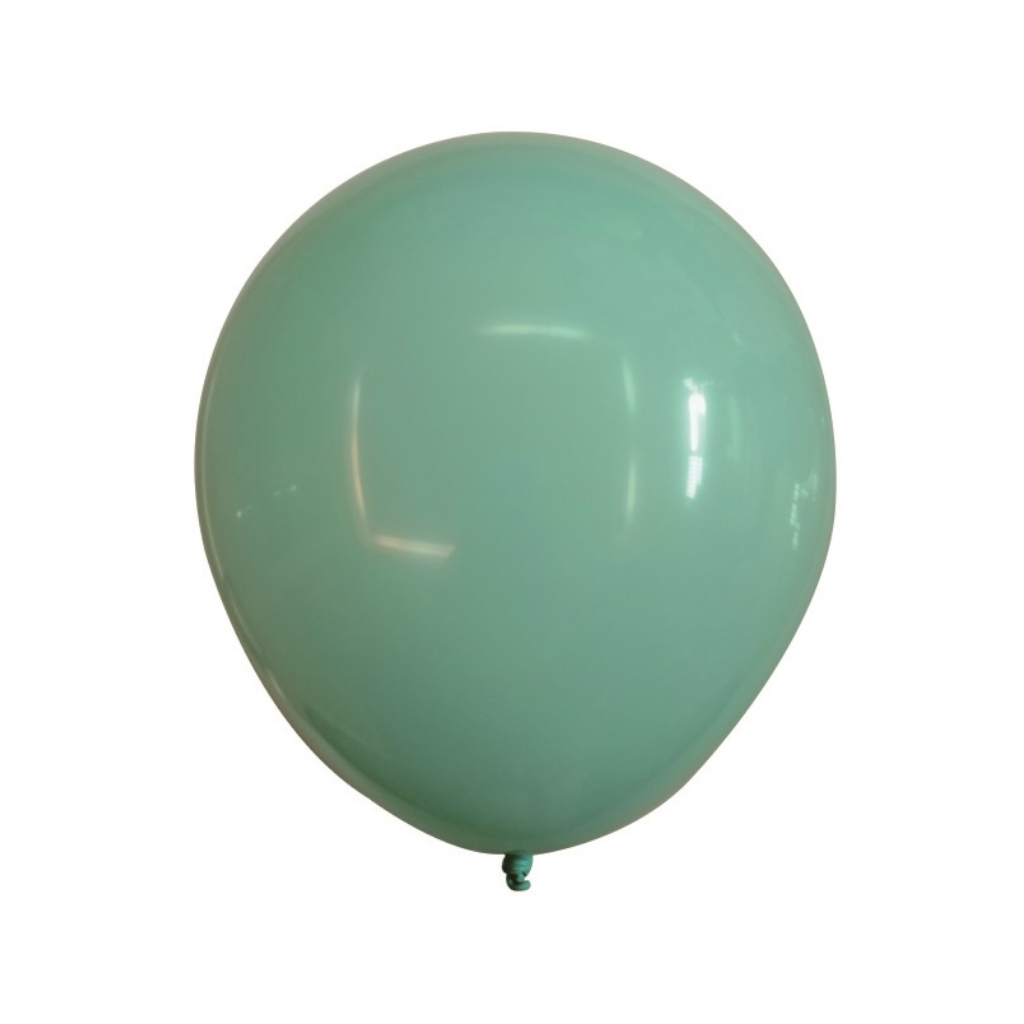 Balon party latex, verde deschis, 25 cm, 100 buc