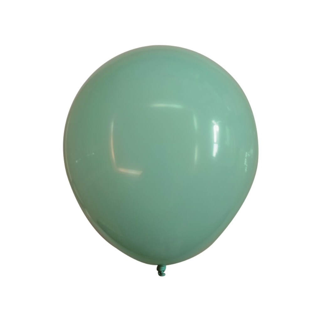 Balon party latex, verde deschis, 25 cm, 50 buc