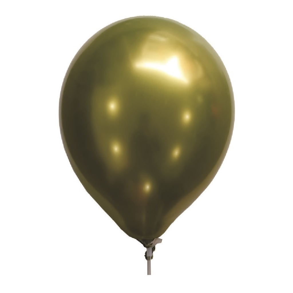 Balon party latex, verde deschis, 30 cm, 20 buc