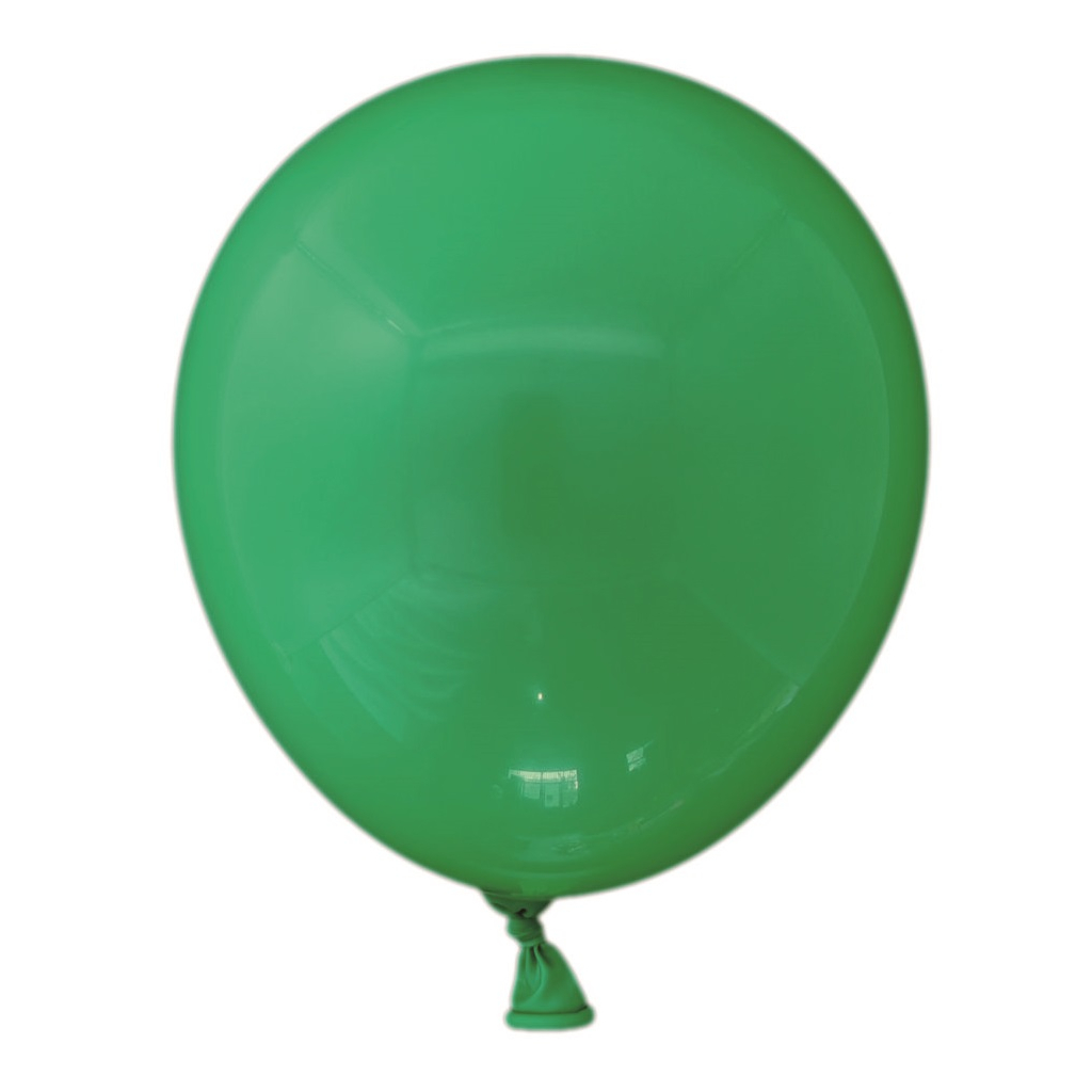 Balon party latex, verde, 12.5 cm, 25 buc